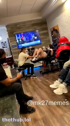 OnlyFans leaked Girl Squirting While Getting Tattoo on HDthot