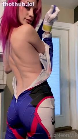 OnlyFans leaked Lux Neon: D.Va Strip on HDthot