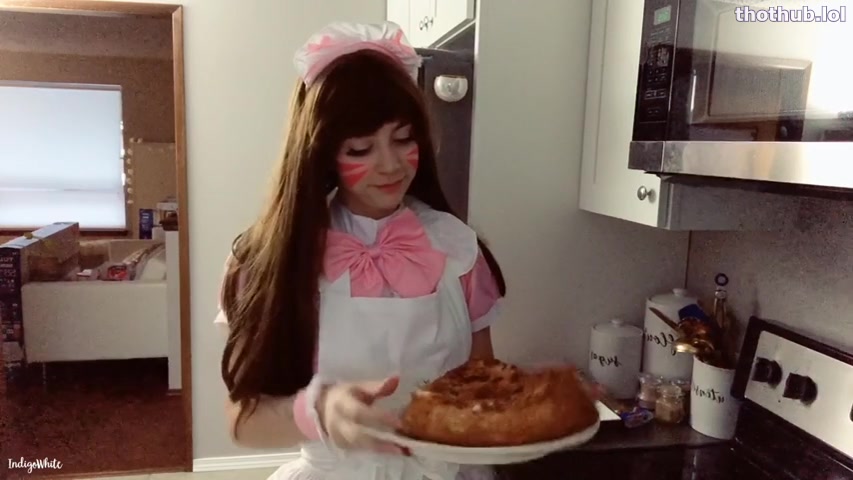 OnlyFans leaked Indigo White D.Va bakes you a cake on HDthot