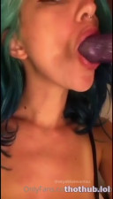 Skye Blue -TBT Blue Hair Anal Play Bundle 6 videos of me playing with things in my ass