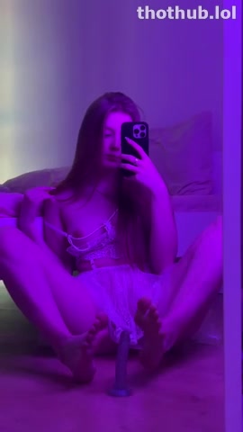 OnlyFans leaked Little Angel dildo play on HDthot