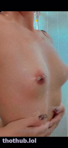 OnlyFans leaked @b3llacline soapy tits shower time on HDthot