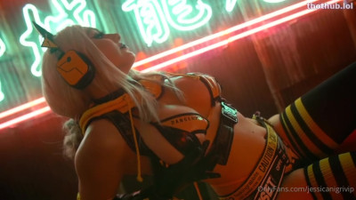 Jessica nigri sexy Cyberpunk Style