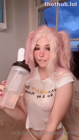 Belle Delphine OnlyFans leaked Belle wet T-shirt on HDthot