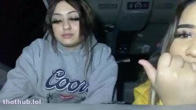 Kthxbye1 teasing and flashing in car