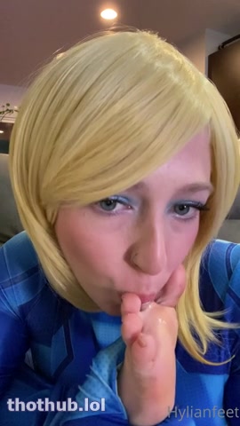 OnlyFans leaked Zeldahyrule - Samus Aran feet worship on HDthot