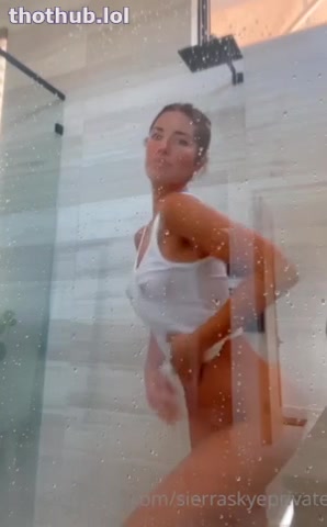 OnlyFans leaked Sierra Skye taking a shower onlyfans private on HDthot