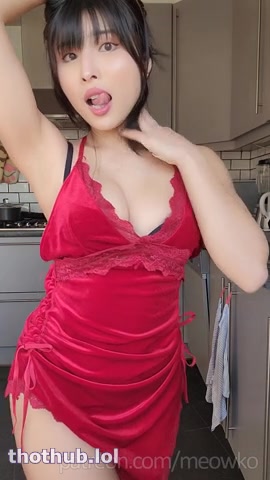 OnlyFans leaked Meowko Twerk Red Dress Patreon Onlyfans Fansly Leak on HDthot