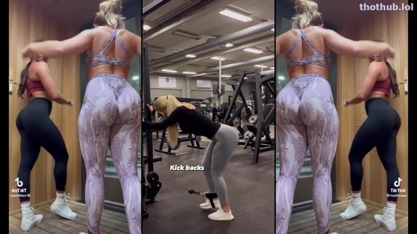 OnlyFans leaked Gym Girl Tiktok Compilation on HDthot