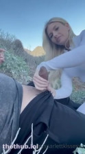 ScarlettKissesXO Hiking Blowjob