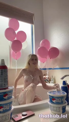 MsFiiire OnlyFans leaked MsFiiire Bithday Nude Whipped Cream Play Onlyfans Leak on HDthot