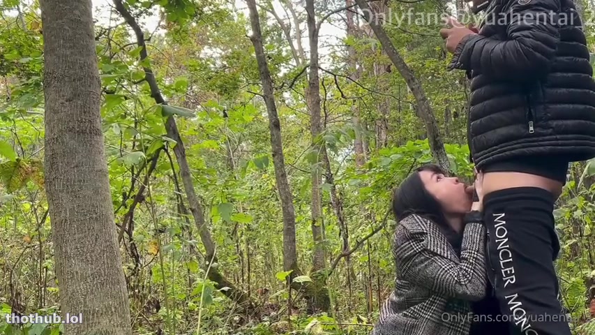 OnlyFans leaked Yuahentai - Creampied In The Forest on HDthot