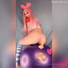 Belle delphine bouncing dildo