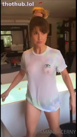 OnlyFans leaked Amanda Cerny - Wet Tshirt on HDthot