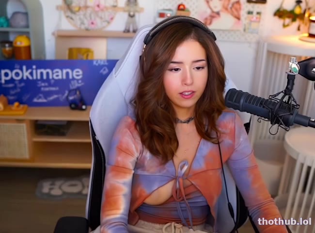 Pokimane OnlyFans leaked Pokimane Boobs Flash AI Enhanced on HDthot