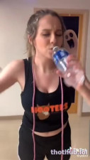 Yellz0 - Working out in hooters top