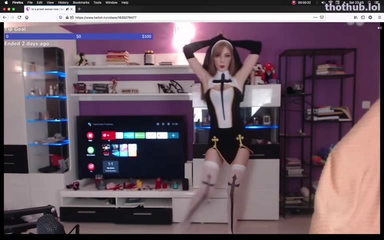 OnlyFans leaked Grimoire Dancing For Twitch Stream on HDthot