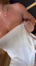 Mandy Rose sauna tease