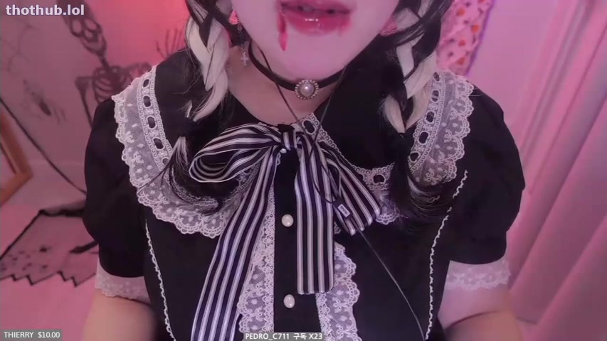 OnlyFans leaked ppomo ASMR with Vampire 뱀파이어 뽀모쨩 バンパイアポモちゃん on HDthot