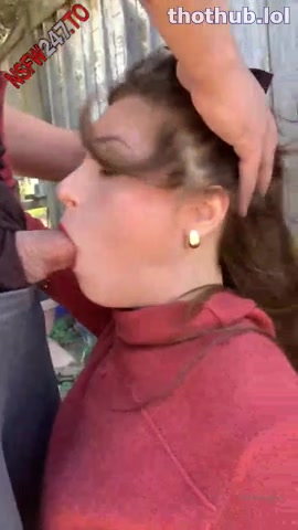 OnlyFans leaked Anna blossom- outdoor bj on HDthot