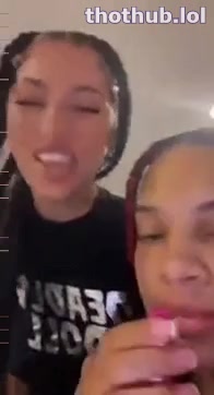 Bhad Bhabie OnlyFans leaked Bhad Bhabie On Friend IG Live on HDthot