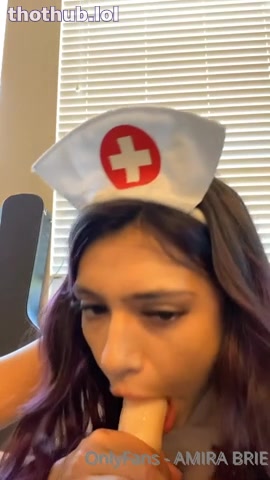 OnlyFans leaked Amira Brie Naughty Nurse Dildo Ride on HDthot