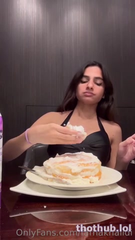 OnlyFans leaked Farha Khalidi Food Play Onlyfans Leak on HDthot