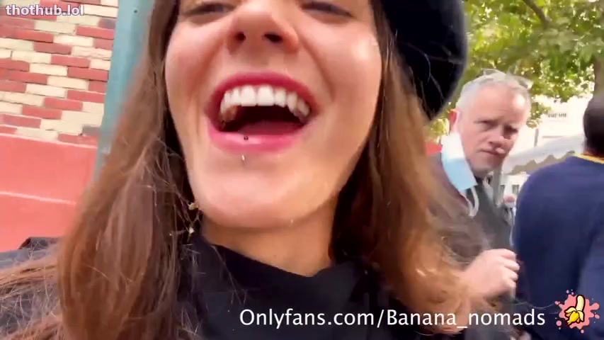 OnlyFans leaked Banana Nomads - Facial, Cumwalk & Cum Eating With Croissant In France on HDthot