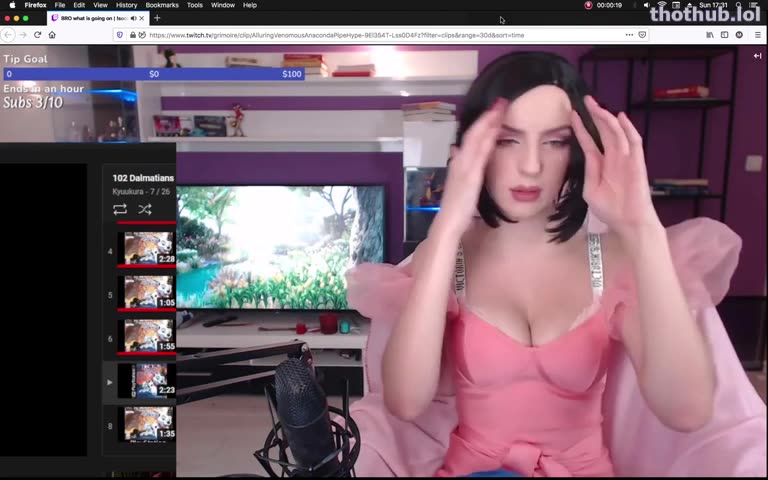 OnlyFans leaked Grimoire Taking Top Off Showing Stream Her Tits on HDthot