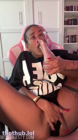 OnlyFans leaked Miss B nasty Solo in chair on HDthot