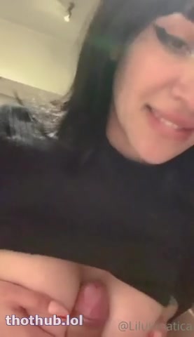 OnlyFans leaked Lilulunatica titfuck on HDthot