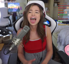 Pokimane begs for CUM OF