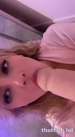 OnlyFans leaked Kaitlyn Bubolz dildo blow job on HDthot