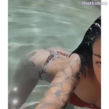 Bhad Bhabie Teasing In Pool