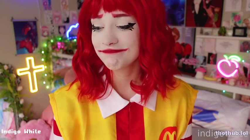 OnlyFans leaked Indigo White McDonalds cosplay on HDthot