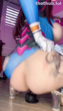 D.VA Masturbate With Sex Toy