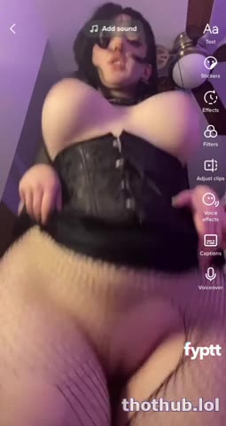 OnlyFans leaked Big titty goth showing off on HDthot