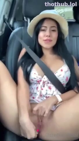 OnlyFans leaked Steffy Moreno masturbation in Car on HDthot