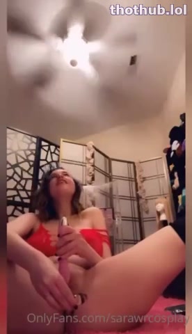 sarahfucknsaxah OnlyFans leaked Sarrawrcoplay masturbating and squirting on HDthot