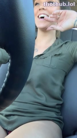 Sasha Foxxx OnlyFans leaked Sasha Foxxx Masturbating While Driving on HDthot