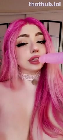 OnlyFans leaked Jasmine Foxe Wet Dildo BJ on HDthot