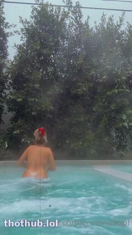 Corinna Kopf OnlyFans leaked Corinna Kopf Swimming in Pool on HDthot