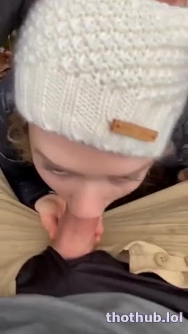 Mia Malkova OnlyFans leaked Mia Malkova Blowjob In The Forest on HDthot