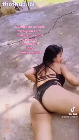 OnlyFans leaked ESME LA CHAPINA FOLLOW ME BUTT CHEEKS on HDthot