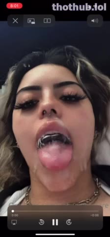 OnlyFans leaked Carolinesnightmare loves getting her face cummed on on HDthot