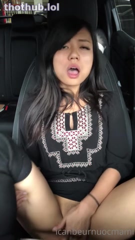 OnlyFans leaked icanbeurnuocmami masturbation in the car on HDthot