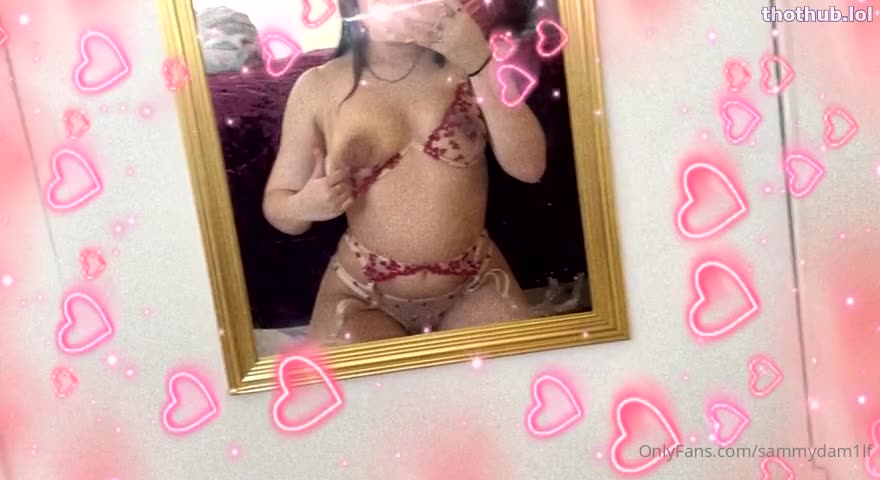 OnlyFans leaked Sammydam1lf - showing off in lingerie on HDthot