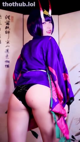 OnlyFans leaked MISSWARMJ SHUTEN DOJI COSPLAY on HDthot