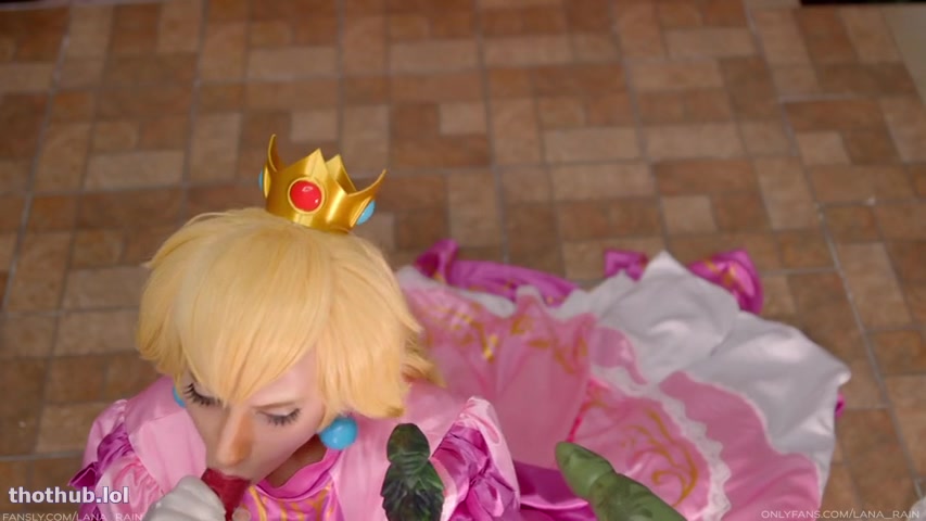 Lana Rain OnlyFans leaked Lana rain cosplay princess peach on HDthot