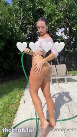 OnlyFans leaked VictoriaLynnMyers in wet clothes on HDthot